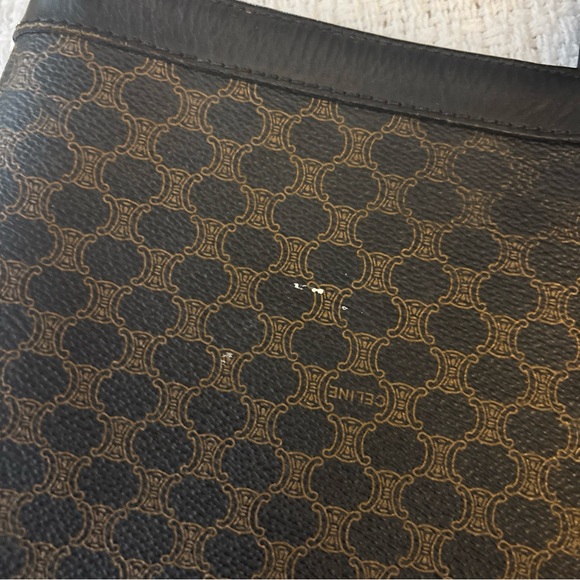 Celine Black and Brown Monogram Bag - Picture 3 of 9
